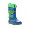 Botas agua CRECENDO verdes y azules con dinosaurio