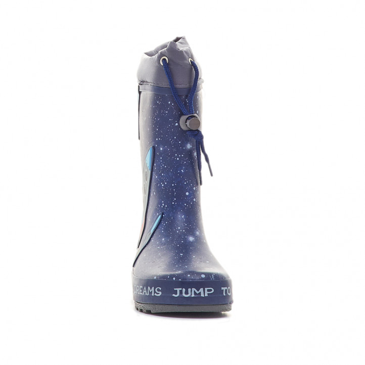 Botas agua CRECENDO espacial con cohetes - Querol online
