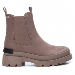 Botins plataforma Xti 140570 tipo chelsea taupe - Querol online