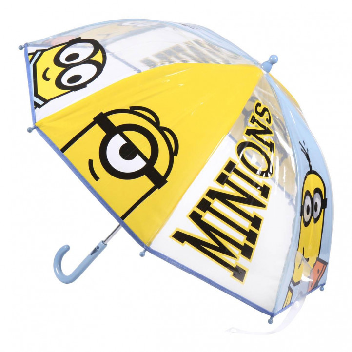 Paraguas Cerda de apertura manual poe burbuja minions