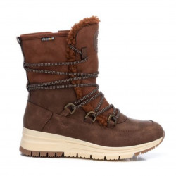 Botins plans Refresh 170415 marrons d'estil esportiu amb pelfa - Querol online