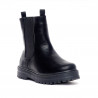Botines Chika 10 estilo chelsea negro de caña media