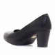 Zapatos tacón Owel sakai negros con tacón - Querol online