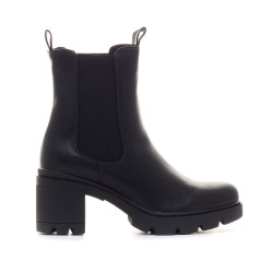 Botins de taló Owel kobe negres tipus chelsea - Querol online