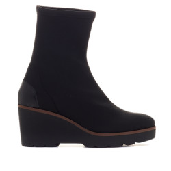 Botins de taló Redlove daniela negres de pell - Querol online