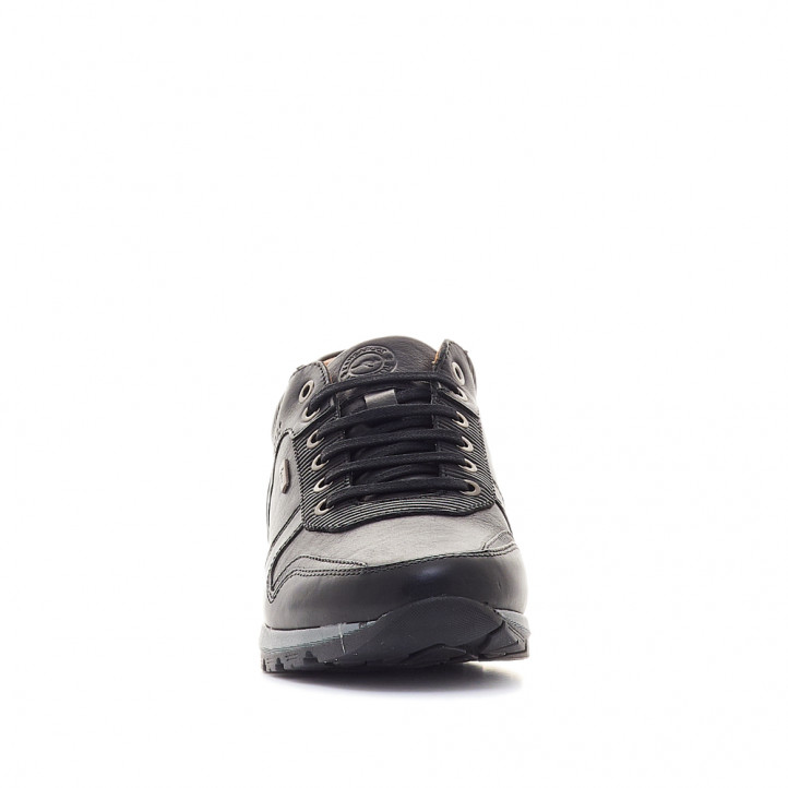 Zapatos sport Kangaroos impermeables negros con suela gris - Querol online