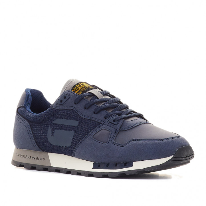 Zapatos sport G-Star RAW track azules y grises - Querol online