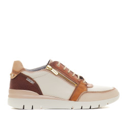 Zapatillas cuña PIKOLINOS cantabria en marrón - Querol online