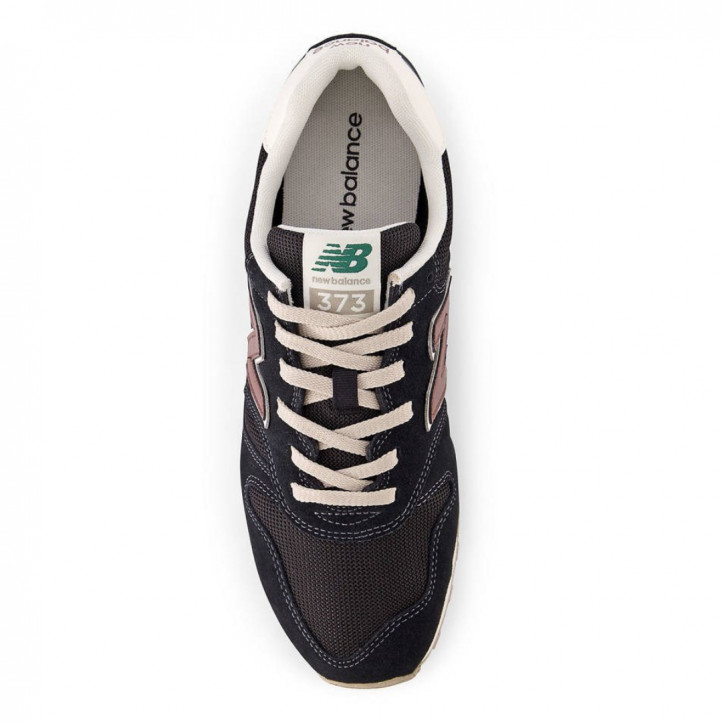 Zapatillas deportivas New Balance 373v2 black con rich oak y sea salt - Querol online