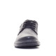 Zapatos vestir Imac negros con cordones encerados y suela negra - Querol online