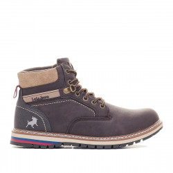Botins Lois marrons amb cordons i detalls més clars - Querol online