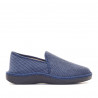 Zapatillas casa SALVI azules cerradas por detrás