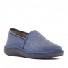 Zapatillas casa SALVI azules cerradas por detrás