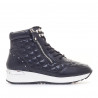Botines sport Chika 10 negros con cremallera y textil acolchado