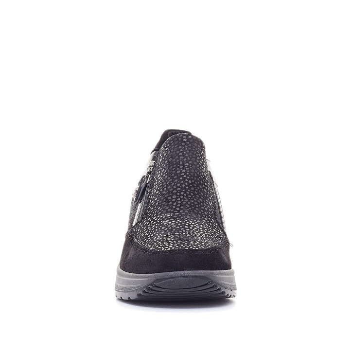 Zapatos planos Imac 257950 negros con detalles moteados - Querol online