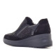 Zapatos planos Imac 257950 negros con detalles moteados - Querol online