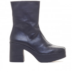 Botins de taló Redlove donia negres amb plataforma i taló alt - Querol online