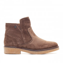 Botins plans Porronet moka amb cremallera cecile - Querol online