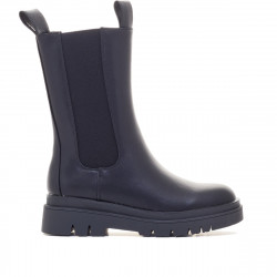 Botines planos Owel nagano negras con elástico - Querol online