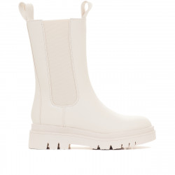 Botins plans Owel nagano blanques amb elàstic - Querol online