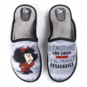 Zapatillas casa SALVI mafalda cierra los ojos