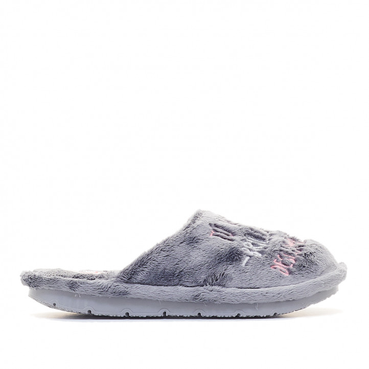 Zapatillas casa Laro grises con estrella - Querol online