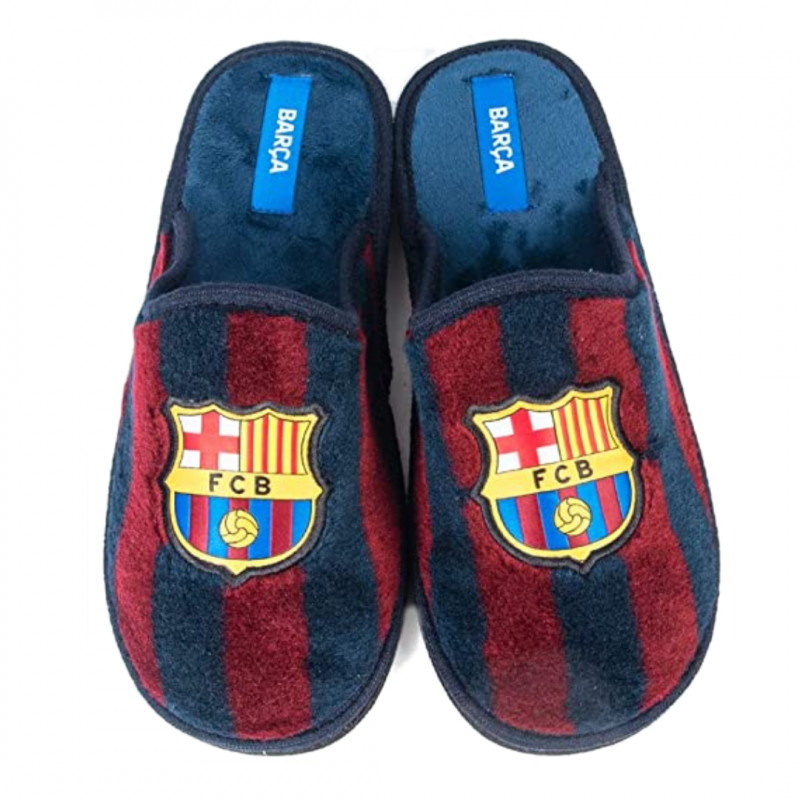 preposición vestir inalámbrico Espardenyes Casa Fc Barcelona Dogo Ratlles Blaugrana Infantil Marpen  Slippers | Querol