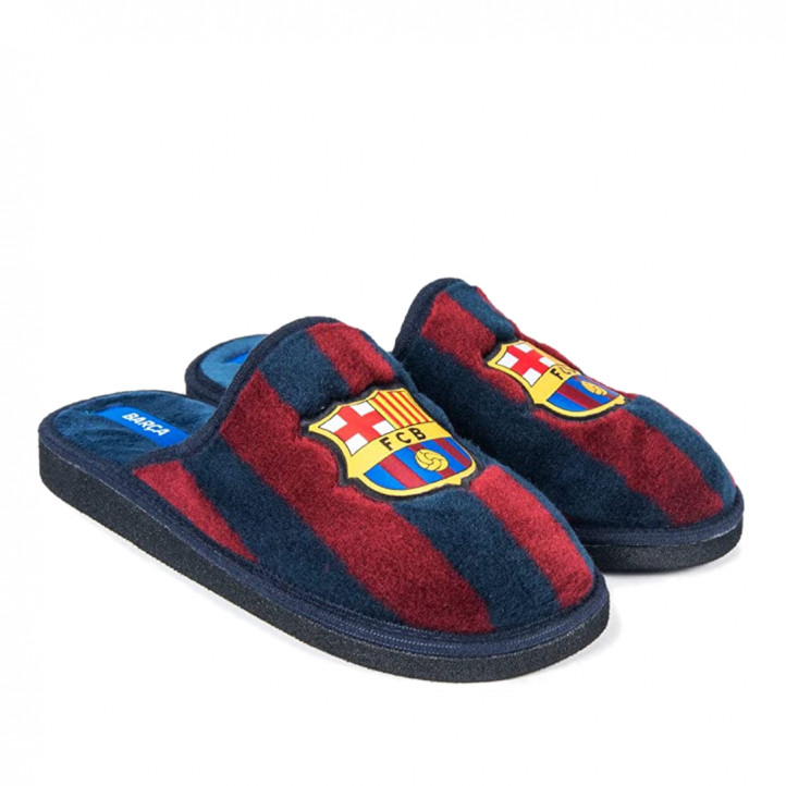 Zapatillas casa Marpen Slippers FC Barcelona Dogo Rayas Blaugrana Infantil - Querol online