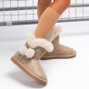Botas Conguitos beige nobuck australianas b&w