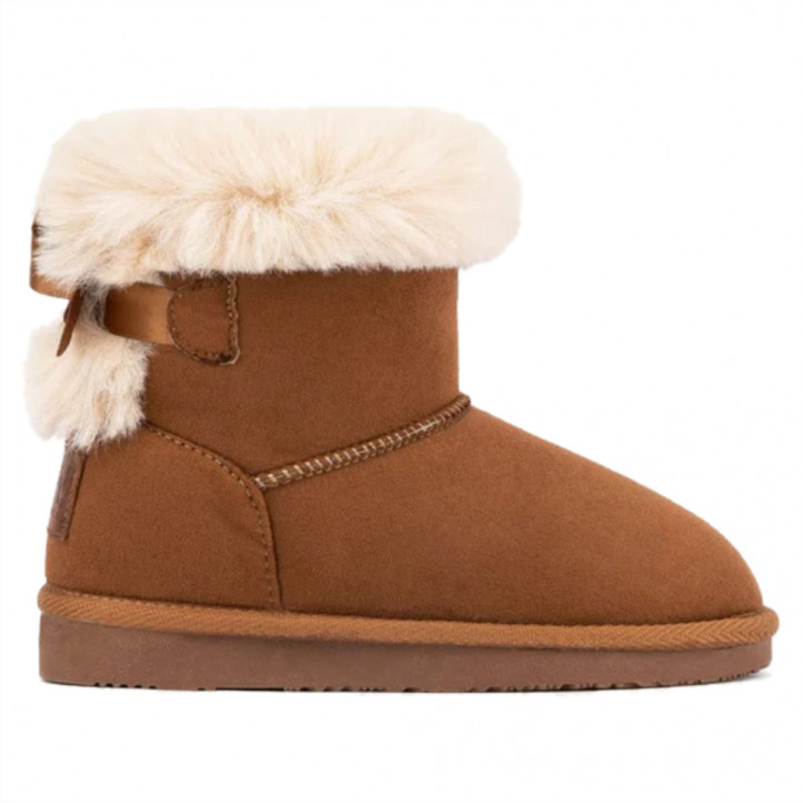 Botas Conguitos australianas lazo cuero repele el agua b&w - Querol online