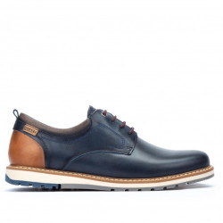 Zapatos vestir Pikolinos berna con cordones azules - Querol online