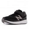 Zapatillas deporte New Balance 570v3 negras con velcro y cordones elásticos