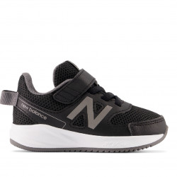 Sabatilles esport New Balance 570v3 negres blaus amb velcro i cordons elàstics - Querol online