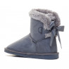 Botines QUETS! australianas gris oscuro con lazo posterior