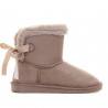 Botines QUETS! australianas beige con lazo posterior