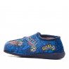 Zapatillas casa Vulladi goal time azules cerradas