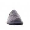 Zapatillas casa Vulladi grises planas abiertas