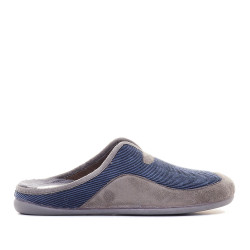 Sabatilles casa Lobo blaves amb parts grises - Querol online