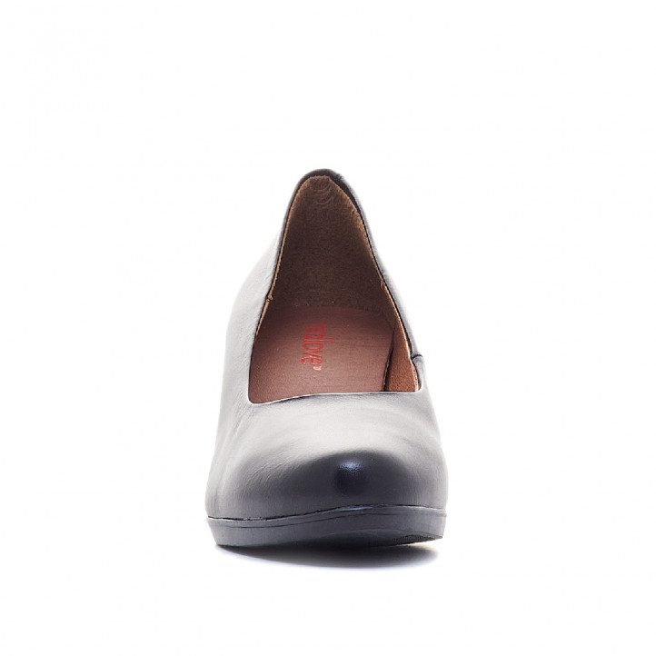 Zapatos tacón Redlove viviana negros con tacón medio - Querol online