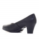 Zapatos tacón Redlove viviana negros con tacón medio - Querol online