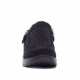 Zapatillas Imac negras con detalles en el empeine y cremallera - Querol online