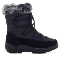 Botins plans Owel hirado negres amb pèl - Querol online