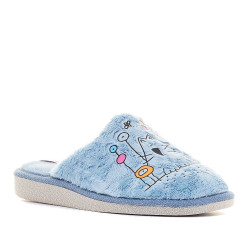 Sabatilles casa Vulladi blaves amb dibuix - Querol online