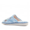 Zapatillas casa Vulladi azules con dibujo