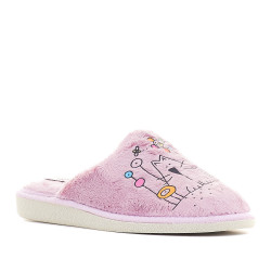 Zapatillas casa Vulladi rosas con dibujo - Querol online