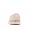 Zapatillas casa Vulladi con franjas color nude