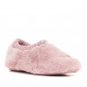 Zapatillas casa Vulladi cerradas de pelo rosas