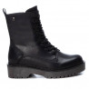 Botines planos Xti 140173 negros militares