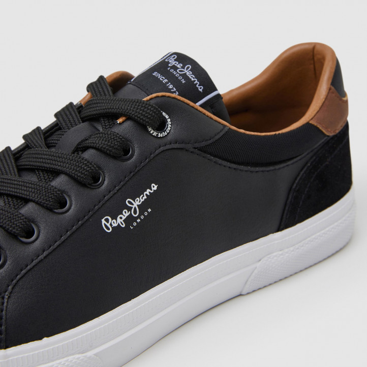 Sabatilles esportives Pepe Jeans negres retro kenton - Querol online