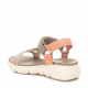 Sandalias planas Xti 141230 con velcro y tiras de varios colores - Querol online